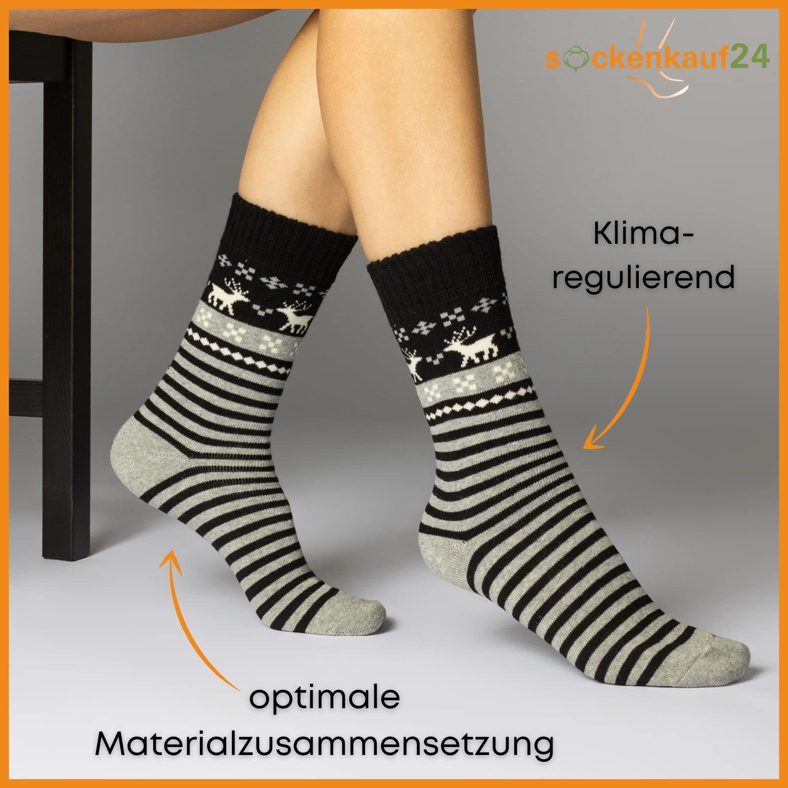 Жіночі термошкарпетки, теплі, фото №3