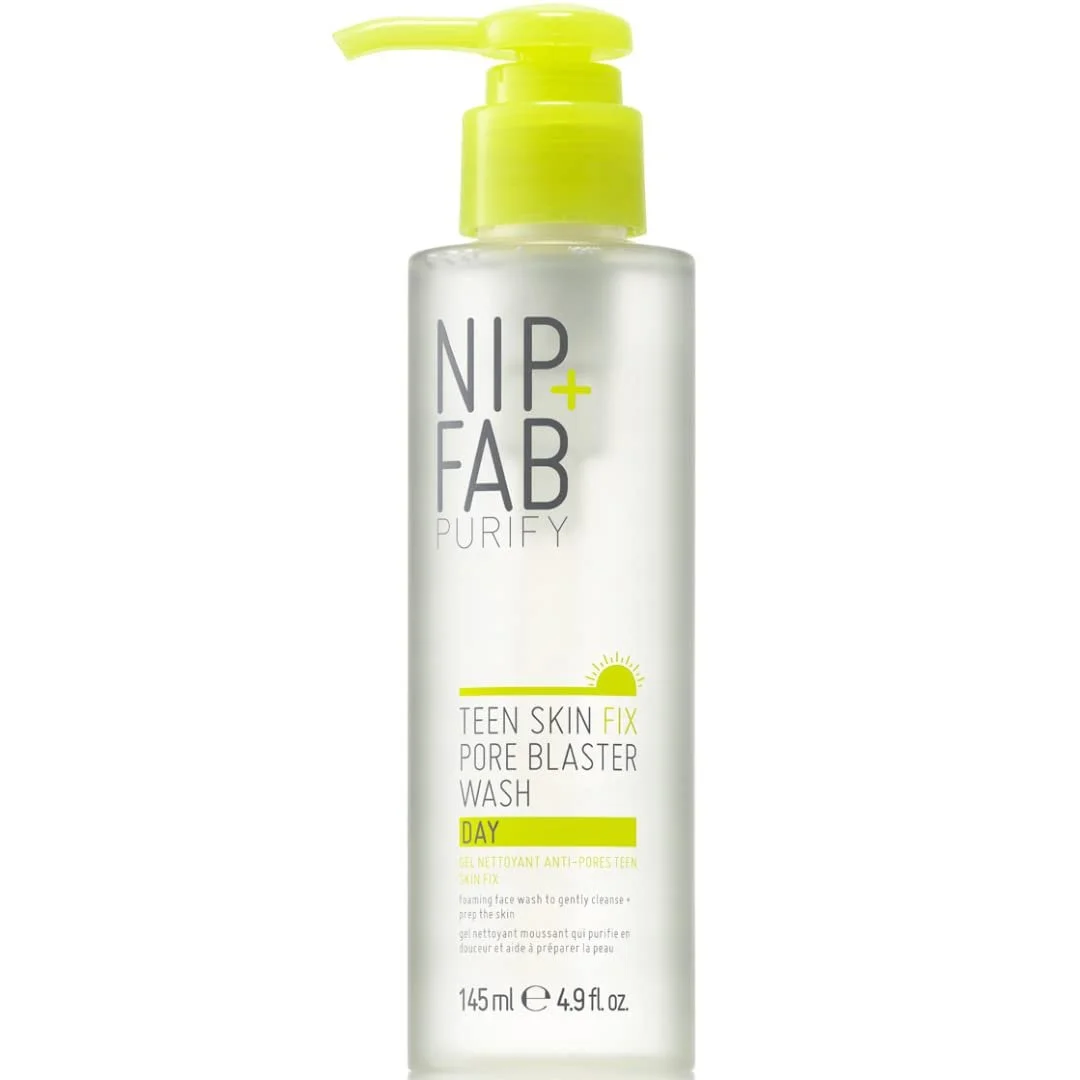 Гель для вмивання Nip + Fab Teen Skin Fix Pore Blaster Анти-акне Щоденний Догляд Вітамін Е Екстракт Васабі Міцелярний, фото №1
