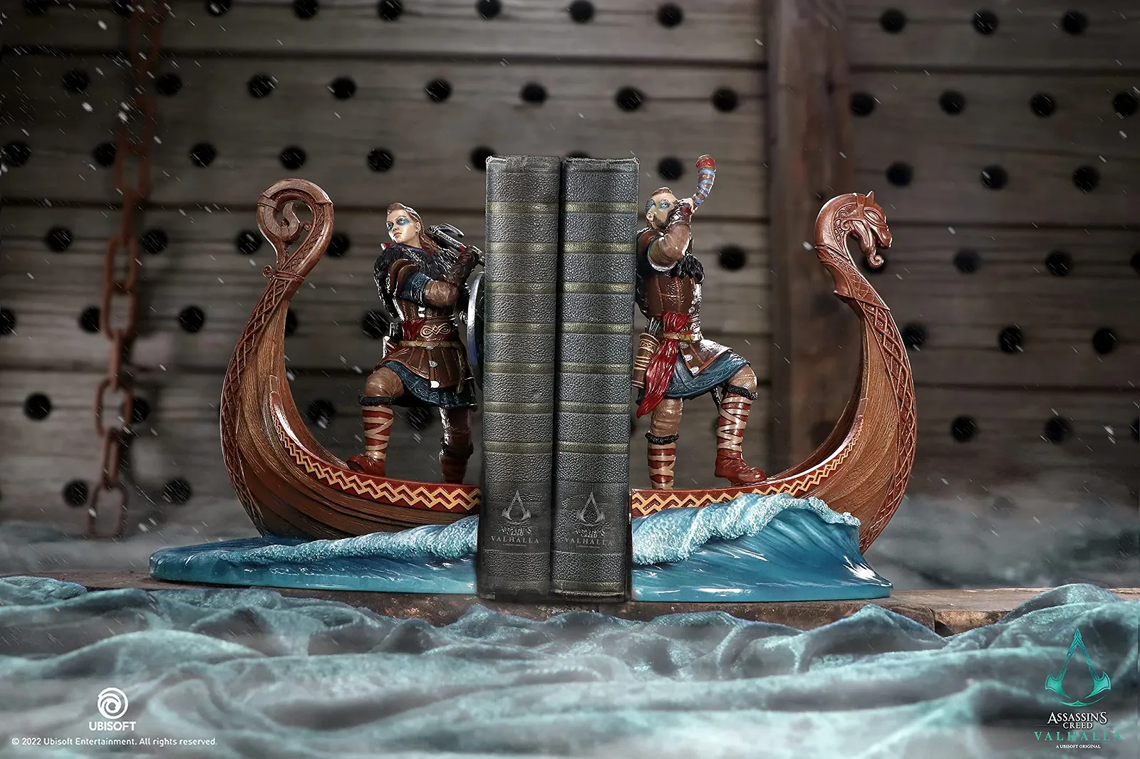 Держатели для книг Assassin's Creed Valhalla Nemesis Now, коричневый, 31 см, фото №5 Держатели для книг Assassin's Creed Valhalla Nemesis Now, коричневый, 31 см, фото №5