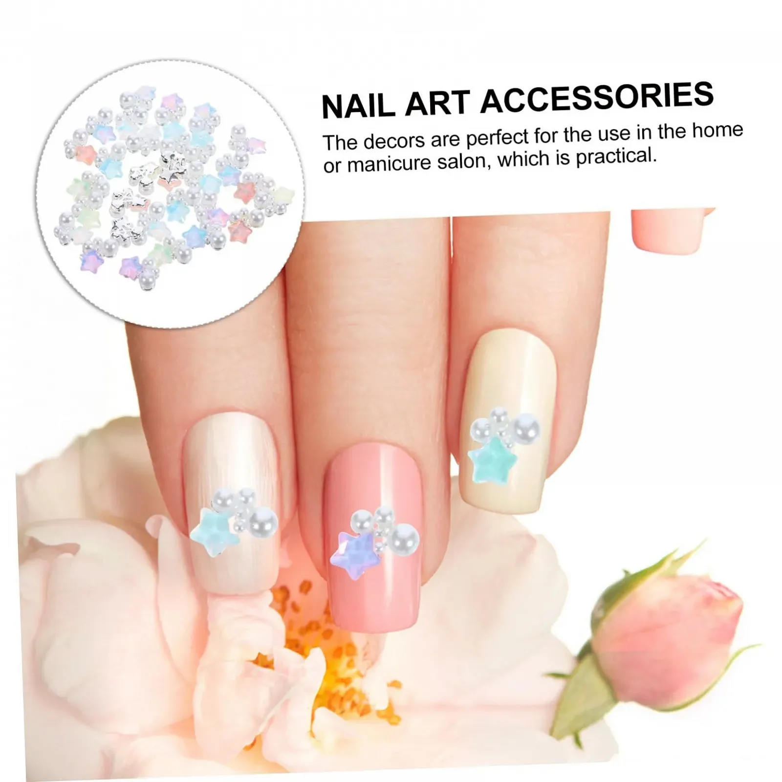 Набір Підвісок для нігтів Miss з цинкового сплаву, Макарон, фото №5