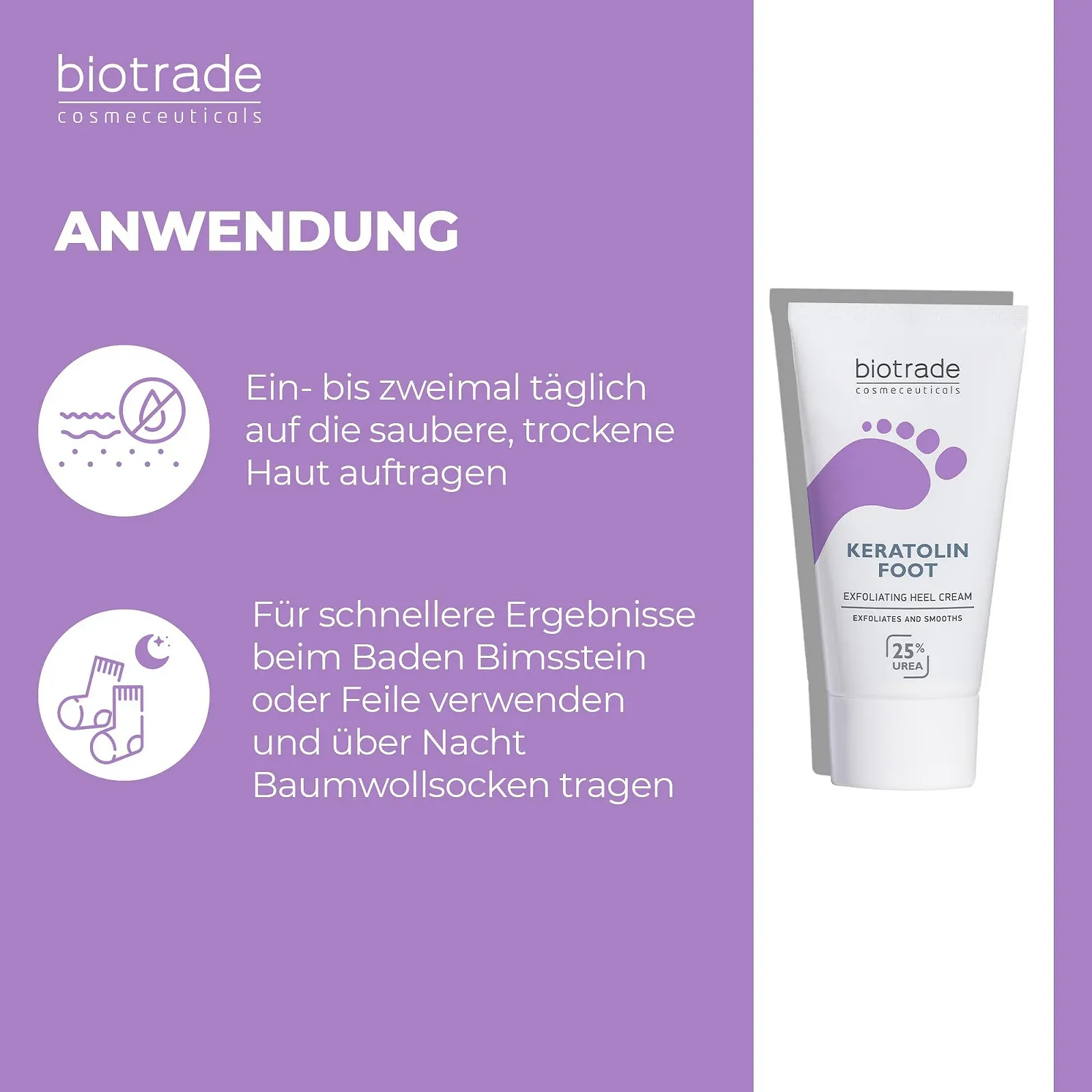 Крем для ног Biotrade Keratoline 50 мл, фото №6