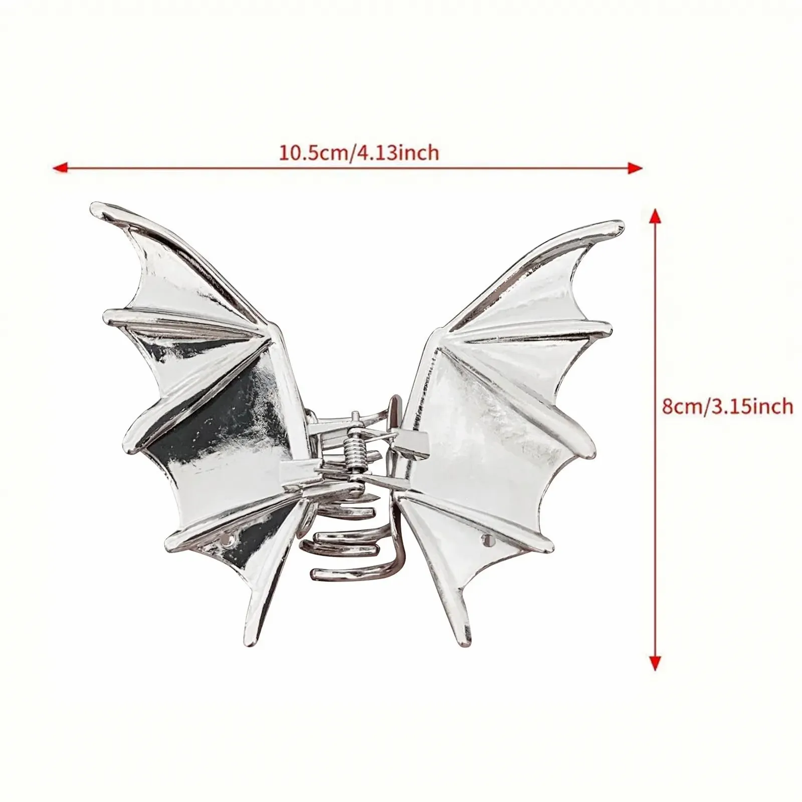 Заколка для волос Halloween Bat, в форме крыльев летучей мыши, черная, фото №6 Заколка для волос Halloween Bat, в форме крыльев летучей мыши, черная, фото №6