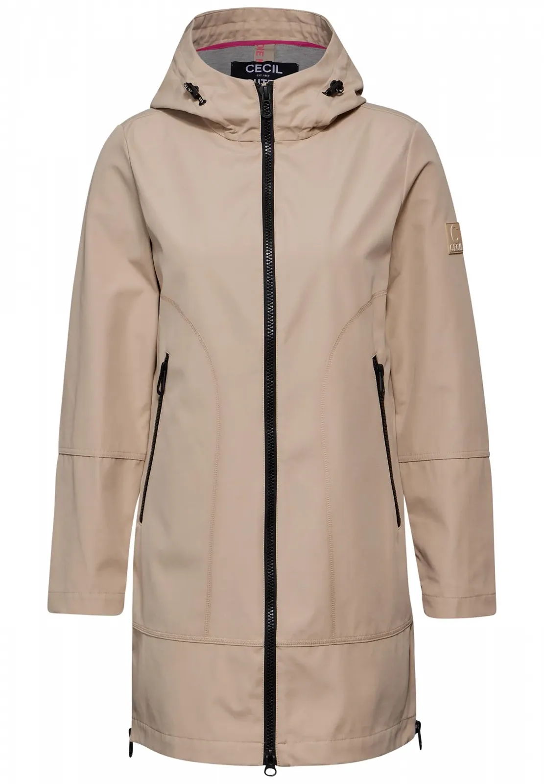Жіноче бавовняне пальто Cecil, фото №3