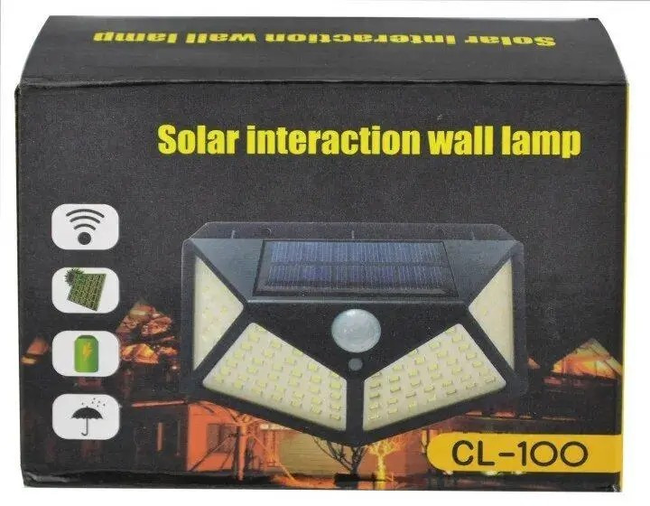 Фонарь уличный с датчиком движения на солнечной батарее UKC CL-100, фото №3 Фонарь уличный с датчиком движения на солнечной батарее UKC CL-100, фото №3