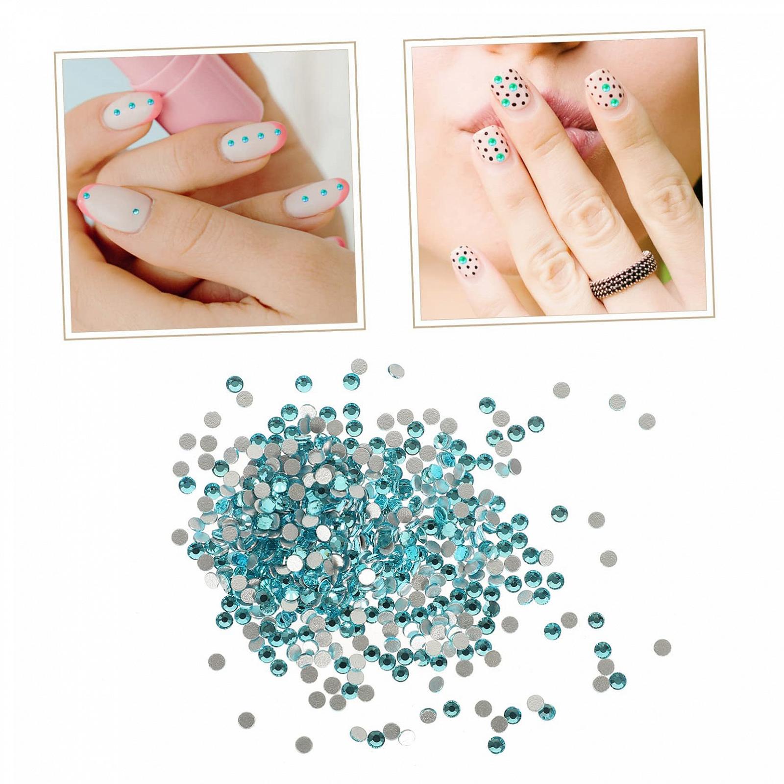 Украшения для ногтей FOMIYES Плоские бриллианты Стразы Набор блесток для маникюра, 2880 шт, фото №5