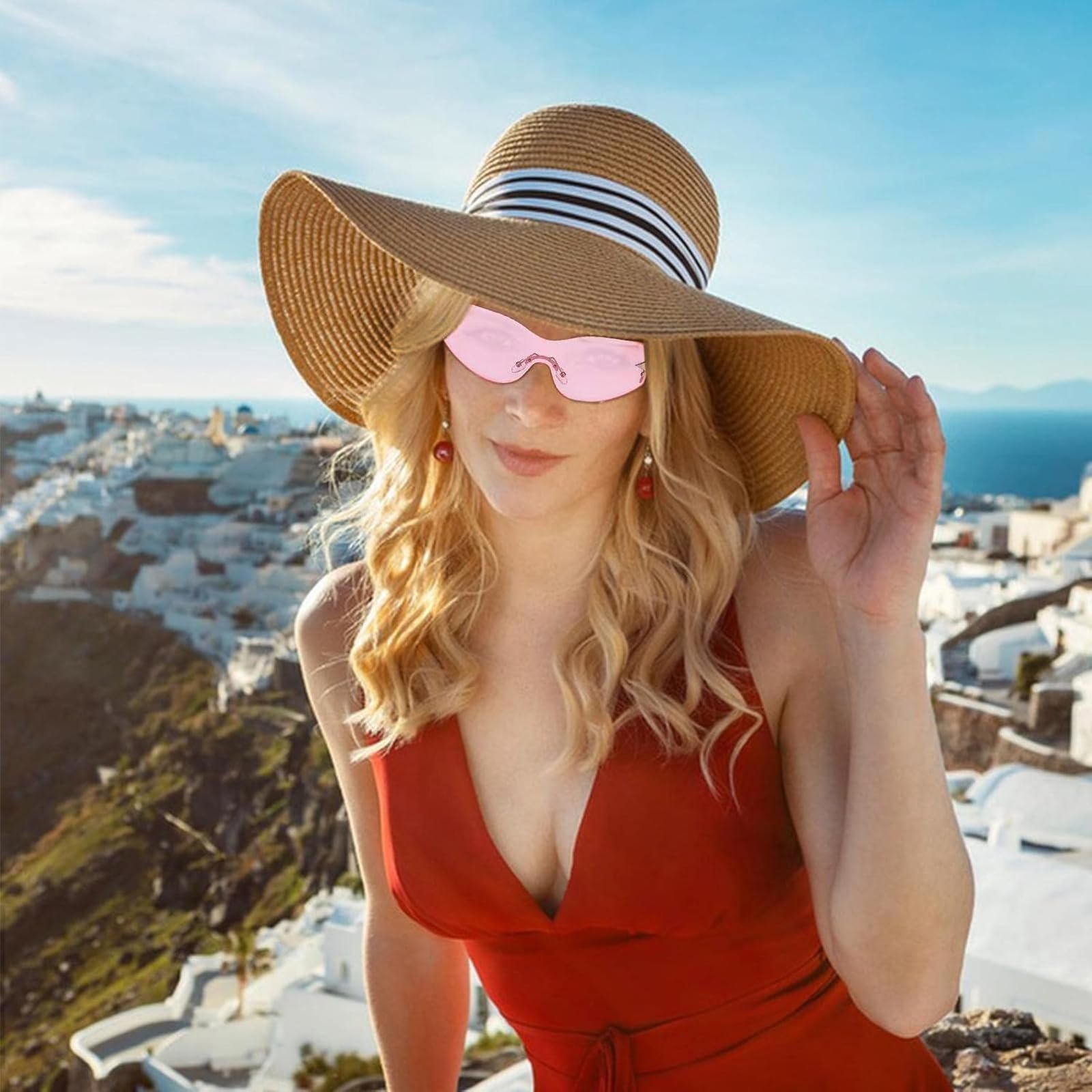 Сонцезахисні окуляри Y2K Унісекс Chrome Hearts Ретро, універсальний дизайн, захист від УФ-променів, фото №5