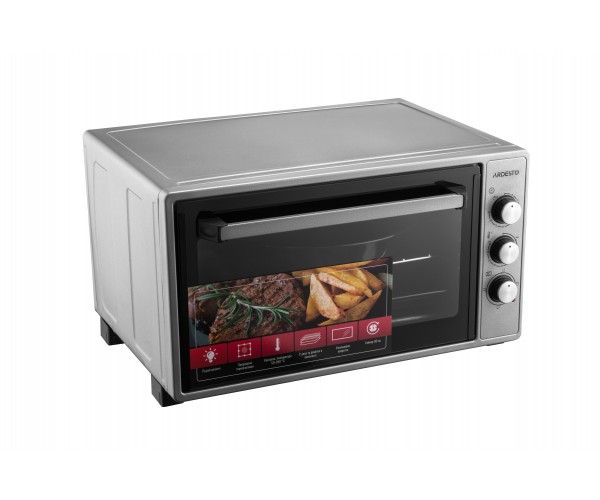 ARDESTO Електропіч 1700Вт 48л таймер підсвічув сірий, фото №3 ARDESTO Електропіч 1700Вт 48л таймер підсвічув сірий, фото №3