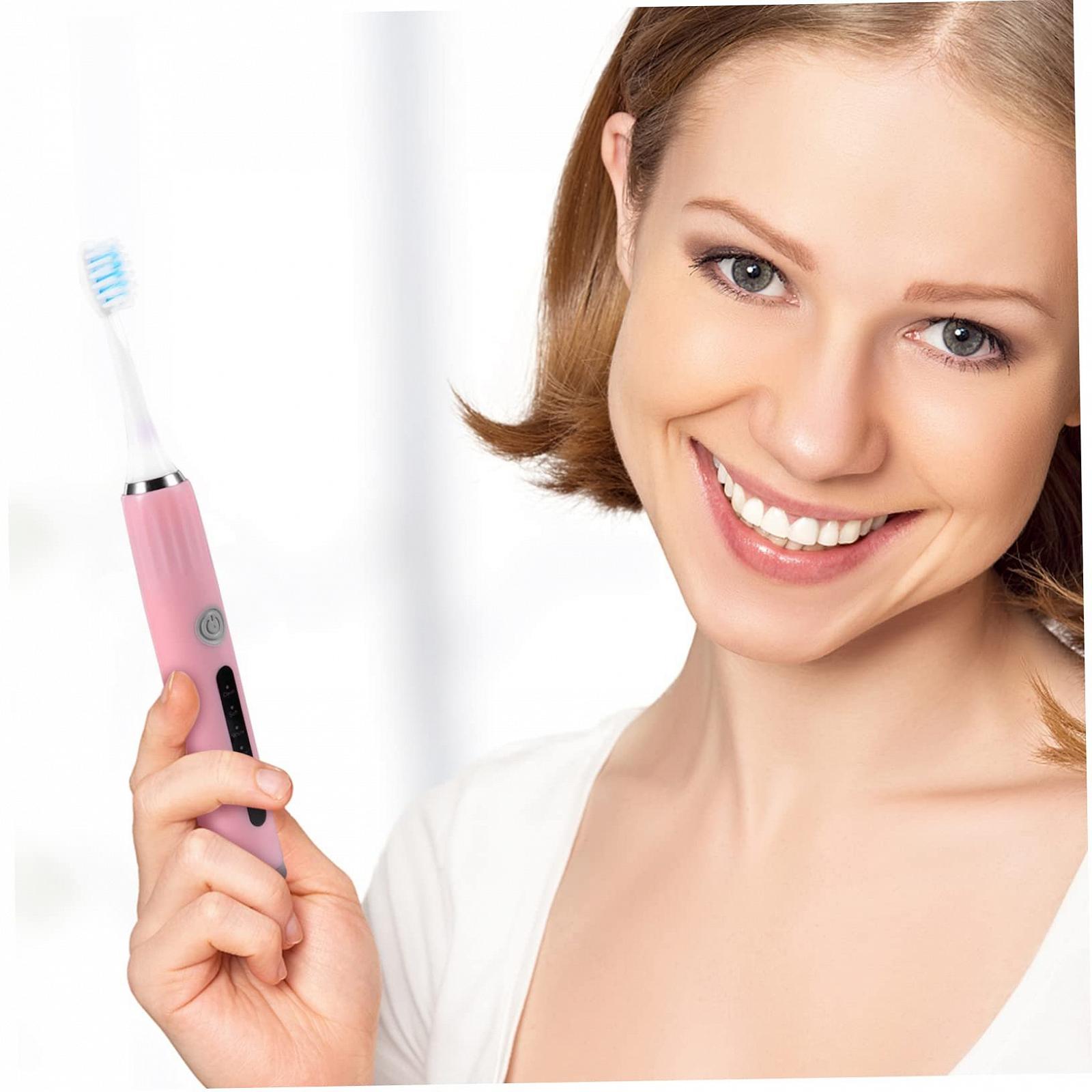 Електрична зубна щітка OATIPHO з USB-зарядкою та м’якою щетиною, фото №9