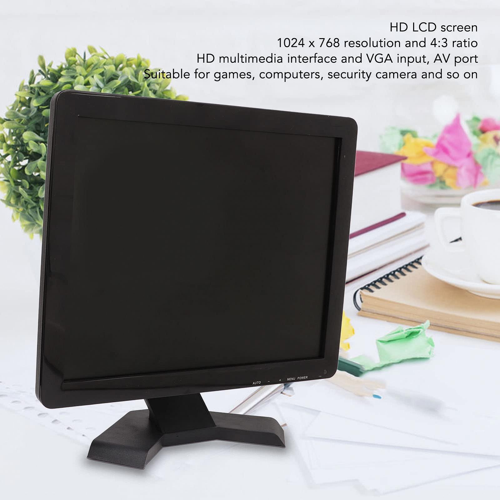 Монітор HD TFT LCD Портативний 15 дюймів 1024 X 768, фото №2
