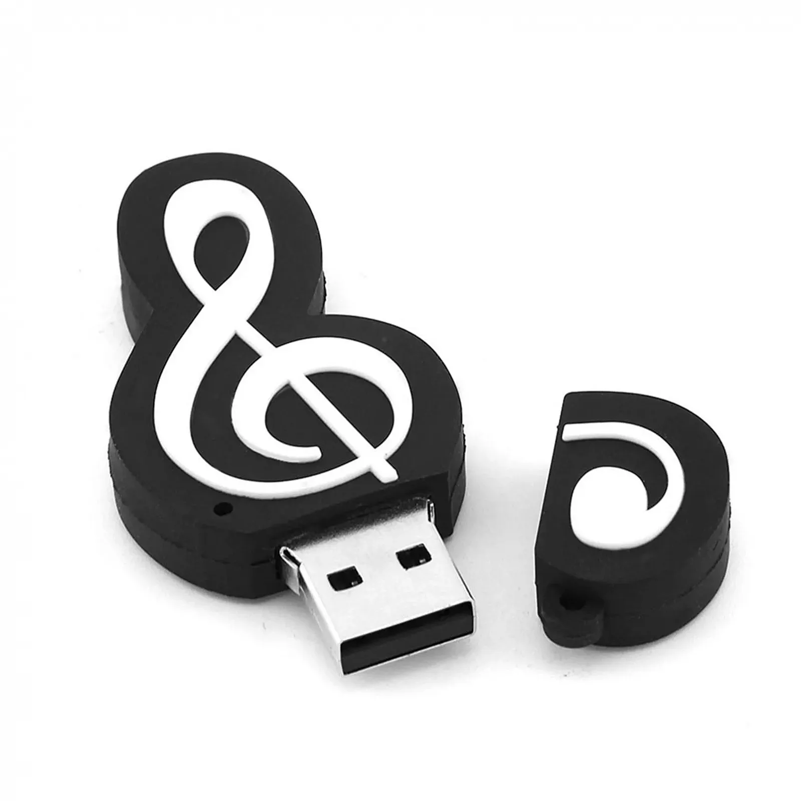 USB-флеш-накопичувач Music Series Форма ноти 64ГБ USB 2.0 Чорний, фото №4