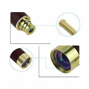 Монокуляр Retro Telescope Pirate Portable Pocket 4 Sections для навигации, парусного спорта, просмотра игр synthetic.ua - Фото 1
