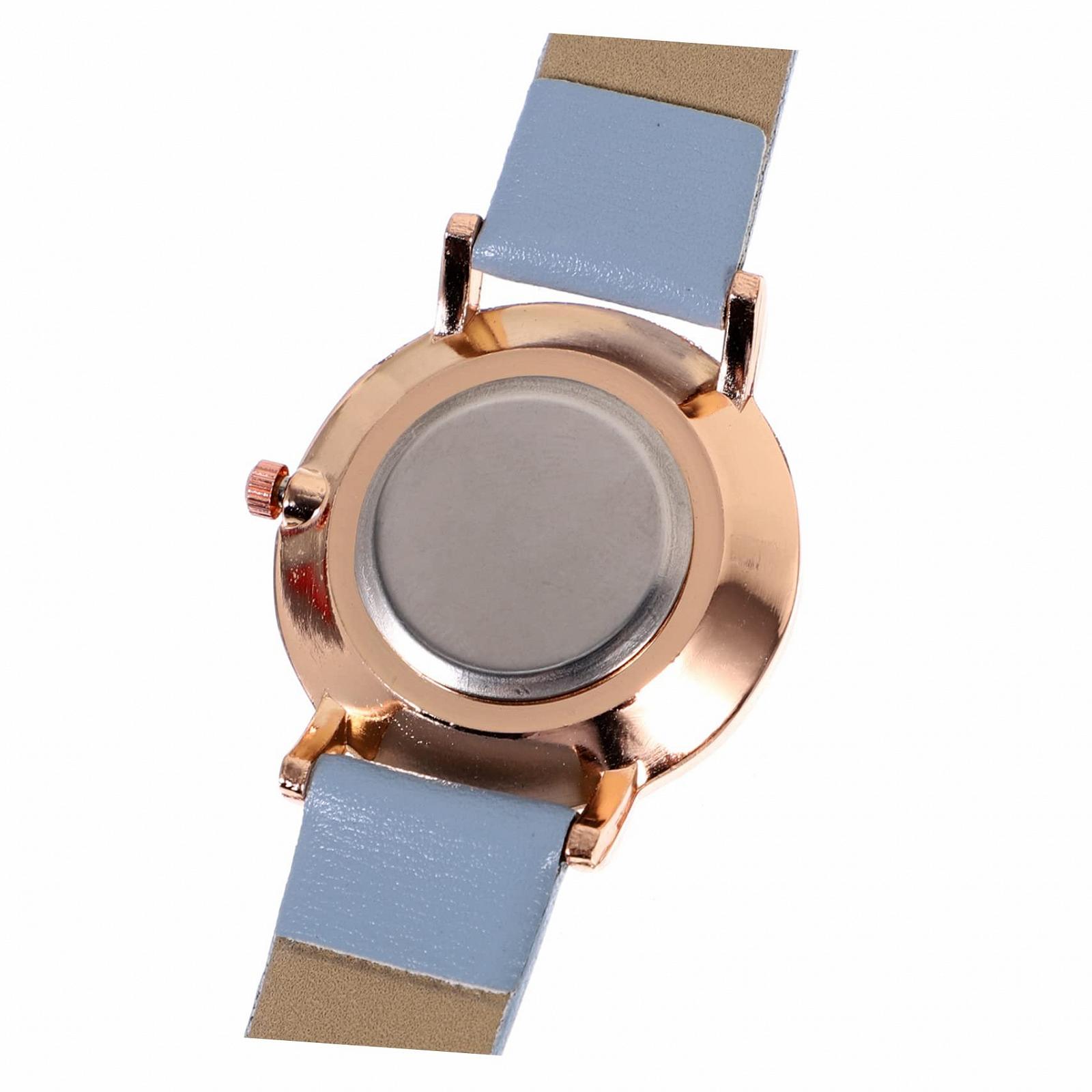 Годинник Healvian з регульованим дизайном, шкіряний ремінець, фото №6