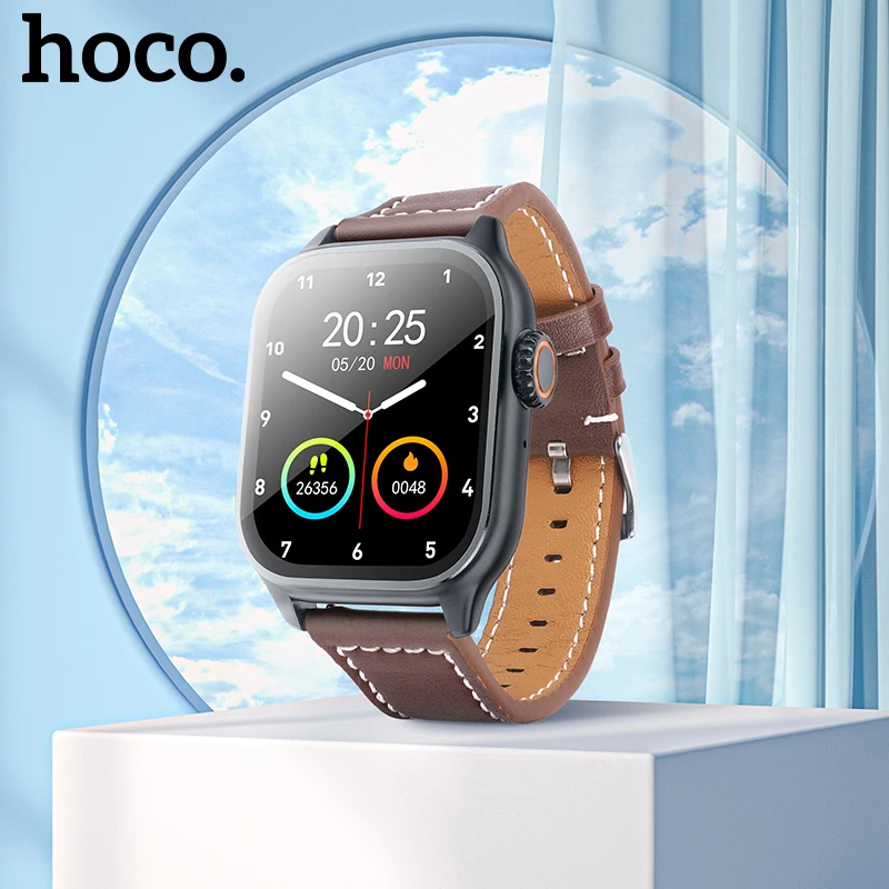 Смарт часы Hoco Y17 с функцией звонка черные, фото №2