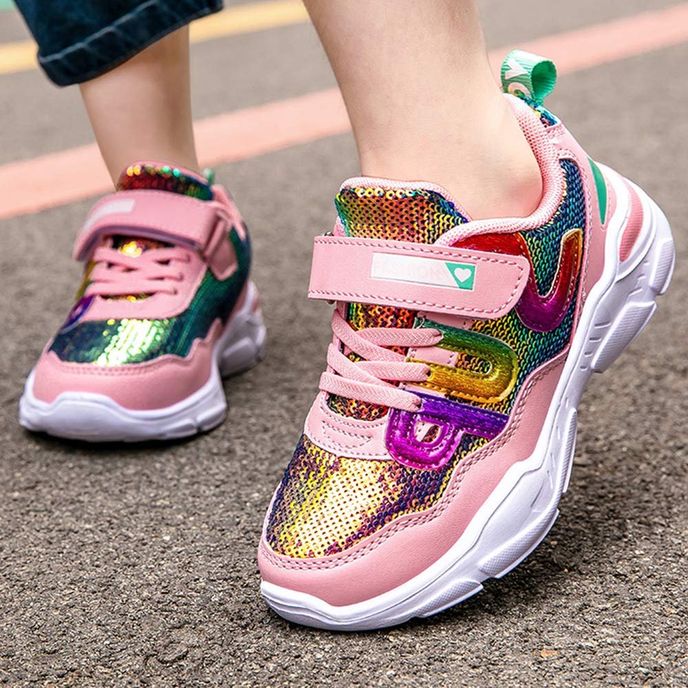 Кроссовки для девочек Sparkle Scales Детская Кроссовки с застежкой на липучке (28-38 EU), фото №2