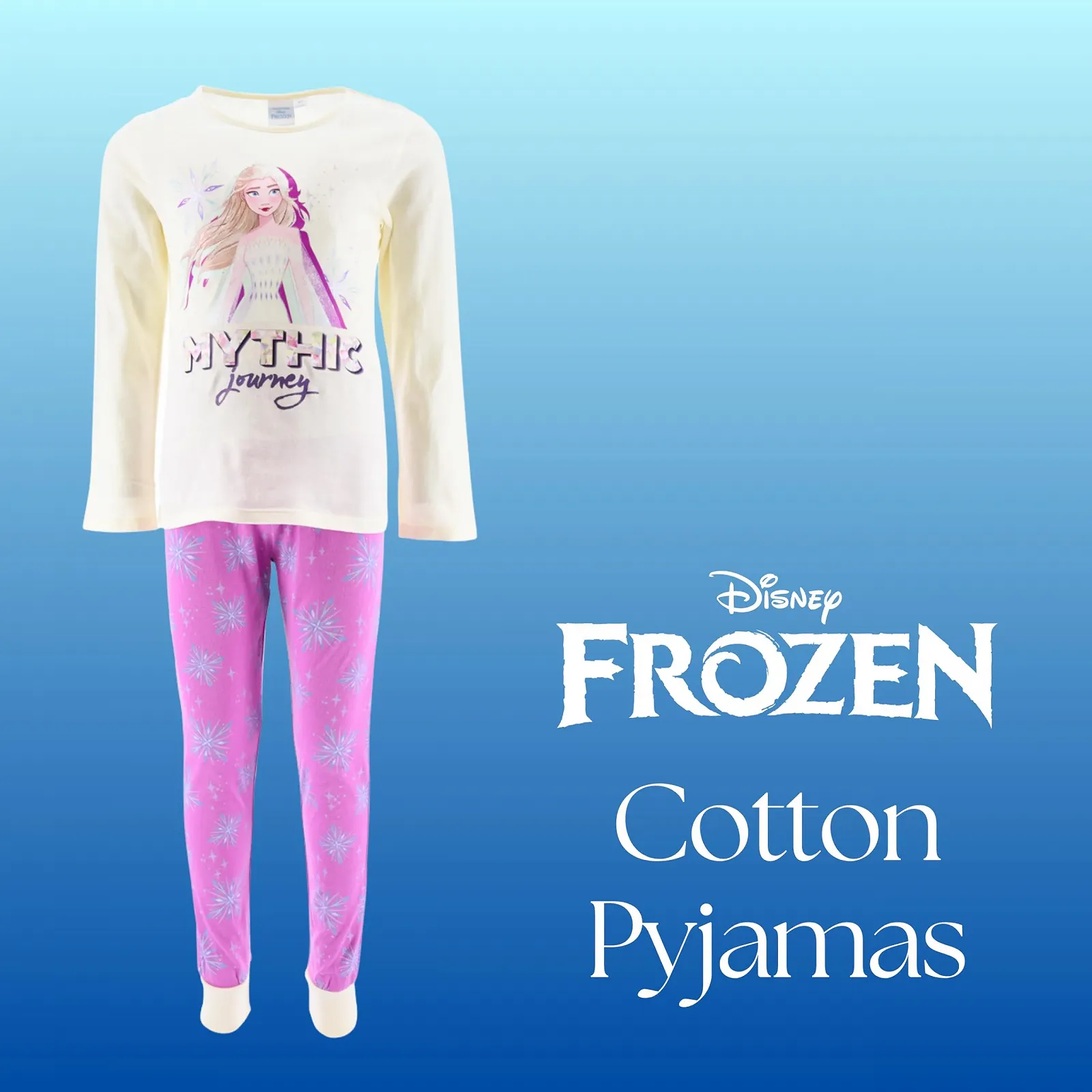 Піжама Disney Elsa Футболка та довгі штани Білий колір, фото №3