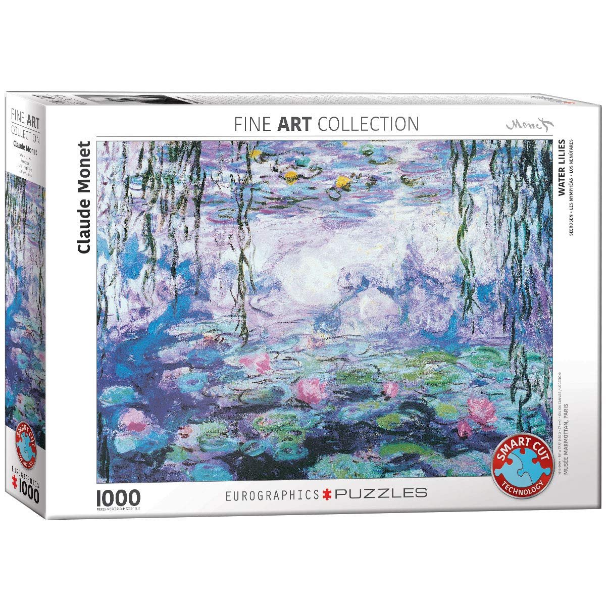 Пазл Eurographics Waterlilies by Claude Monet 1000 елементів, фото №1