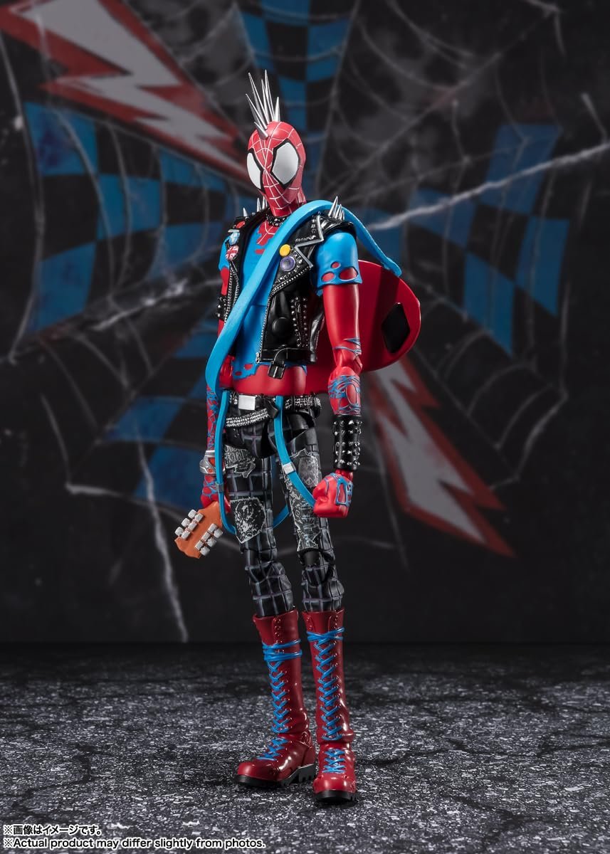 Екшн-фігурка Bandai Spirits Tamashii Nations Spider-Punk S.H.Figuarts Людина-павук: Крізь всесвіти, фото №2