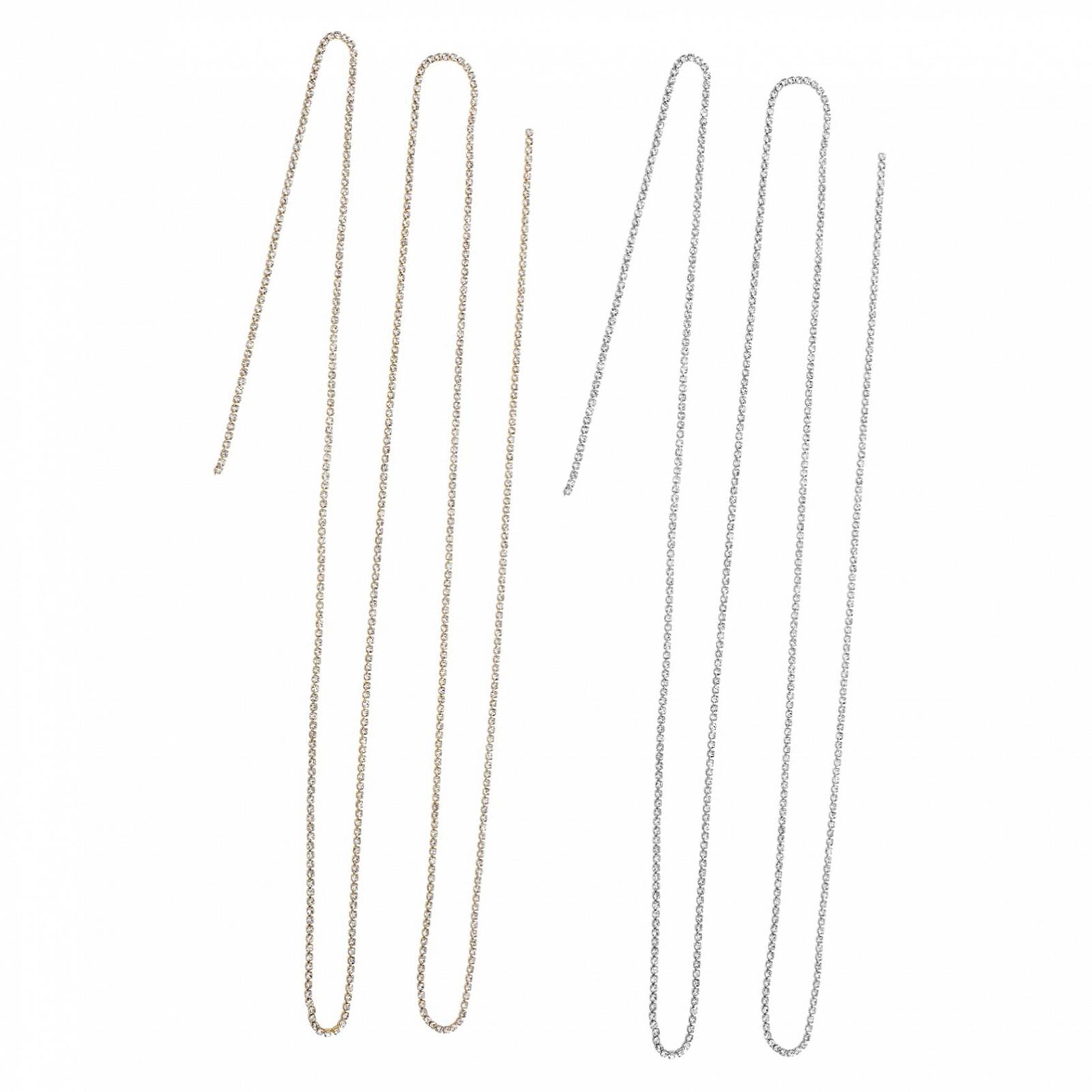 Украшения для ногтей Healvian, цепочка, стразы, ювелирные изделия, простые в использовании аксессуары для ногтей, фото №1