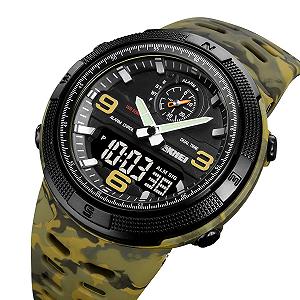 Годинник Skmei 1655CMGNBK Camo Green-Black synthetic.ua - Фото 1