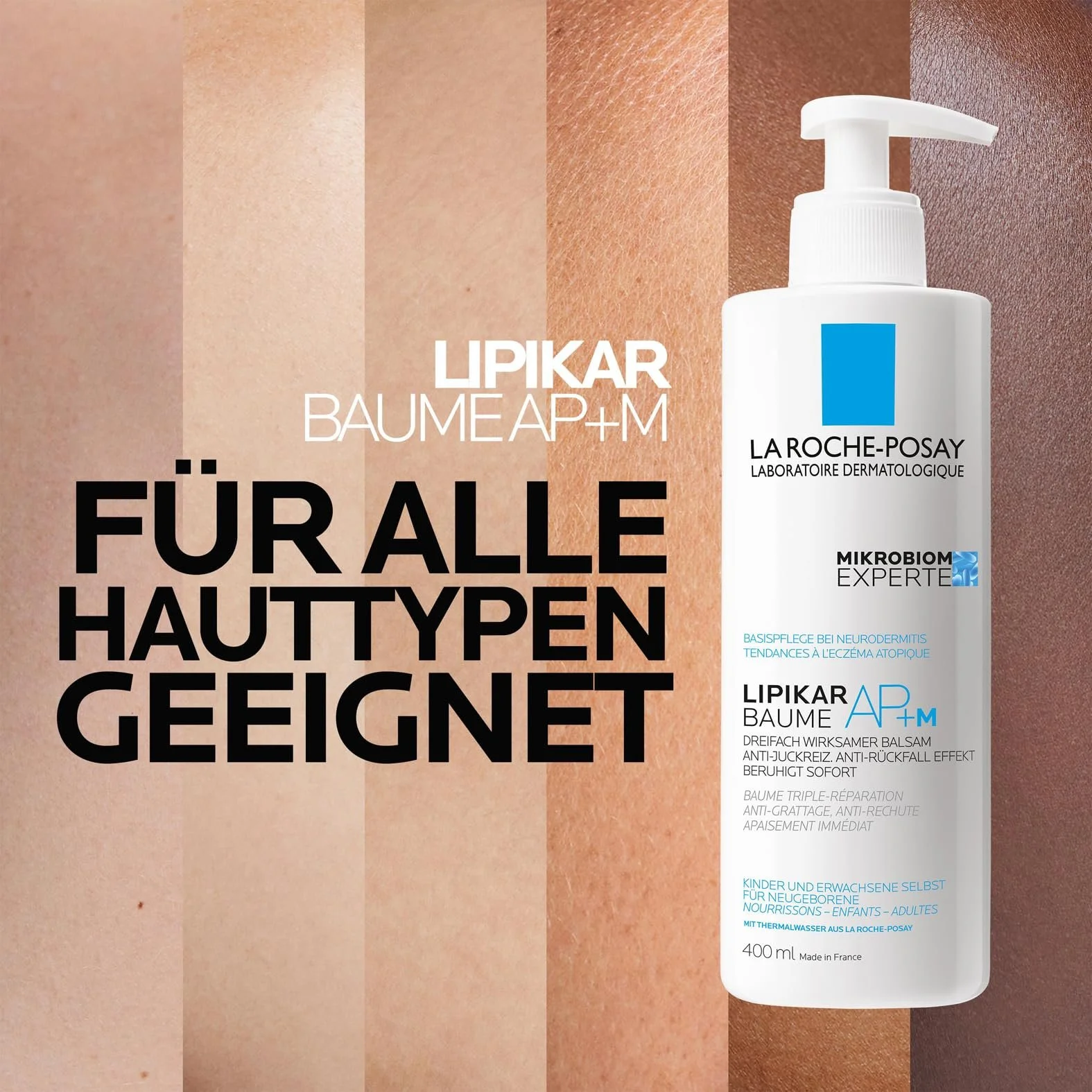Бальзам La Roche Posay Lipikar AP + M Зволожуючий Крем 200мл, фото №5 Бальзам La Roche Posay Lipikar AP + M Зволожуючий Крем 200мл, фото №5