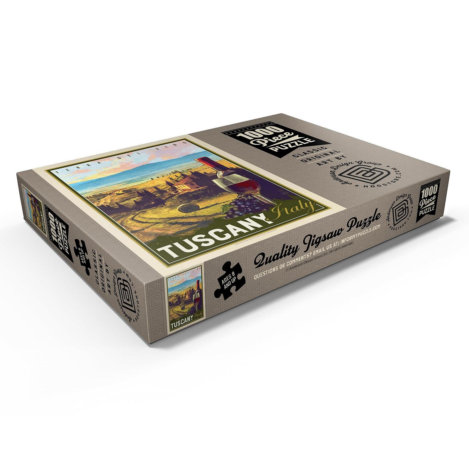 Пазл MyPuzzle Special Collection Italy, Tuscany: Terra Del Vino (Wine Country), Vintage Poster 1000 елементів, фото №3