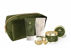 Набір LCN "jardin de noel" Deluxe - Крем для рук та ніг, бальзам для губ, ароматична свічка - Фото 1