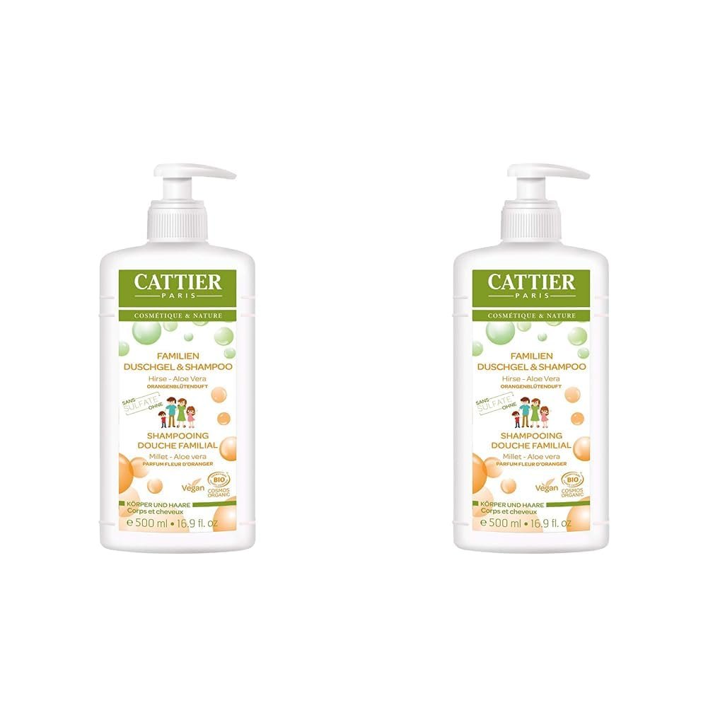 Гель для душу та шампунь Cattier Orange Blossom 500 мл (2 шт. в упаковці), фото №1 Гель для душу та шампунь Cattier Orange Blossom 500 мл (2 шт. в упаковці), фото №1