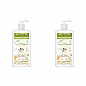 Гель для душу та шампунь Cattier Orange Blossom 500 мл (2 шт. в упаковці) - Фото 1