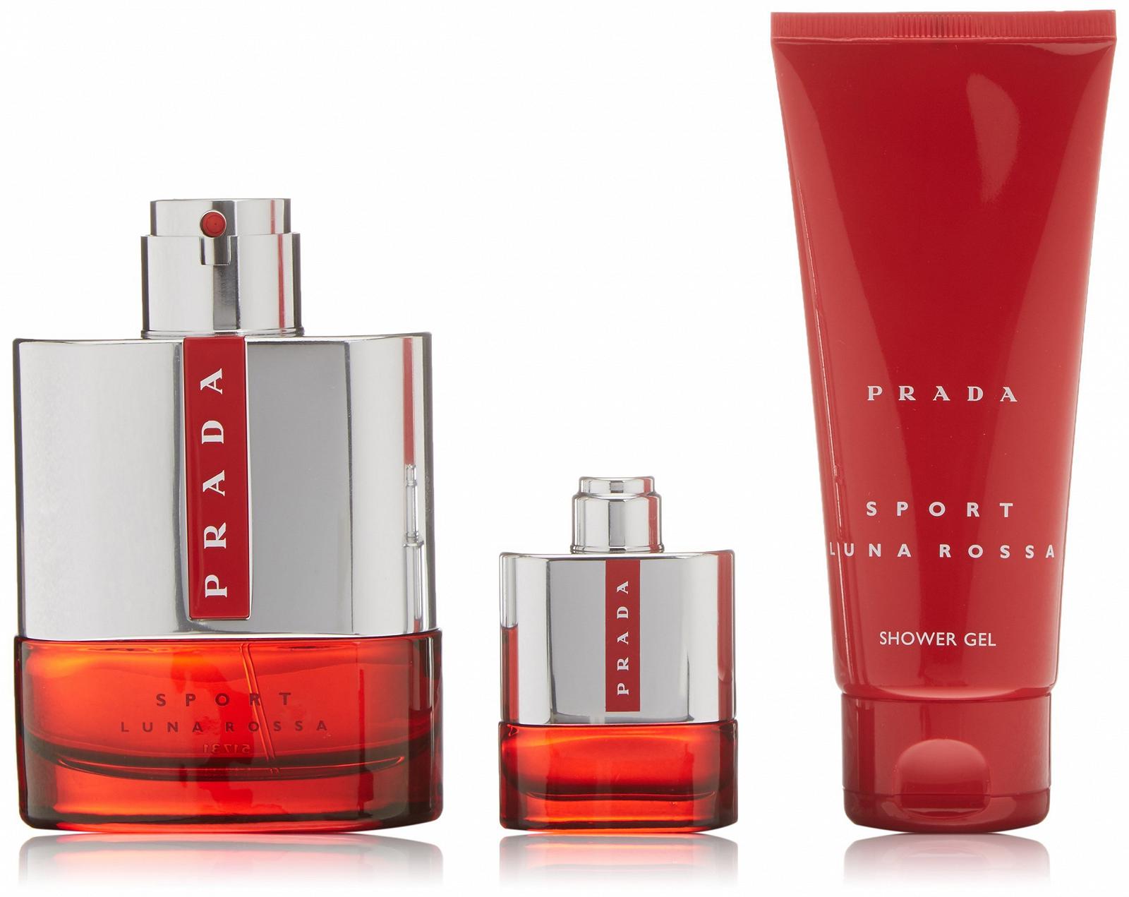 Eau De Toilette Prada Luna Rossa Sport 100 мл + Shower Gel 100 мл + EDT Mini Spray 9 мл, фото №1