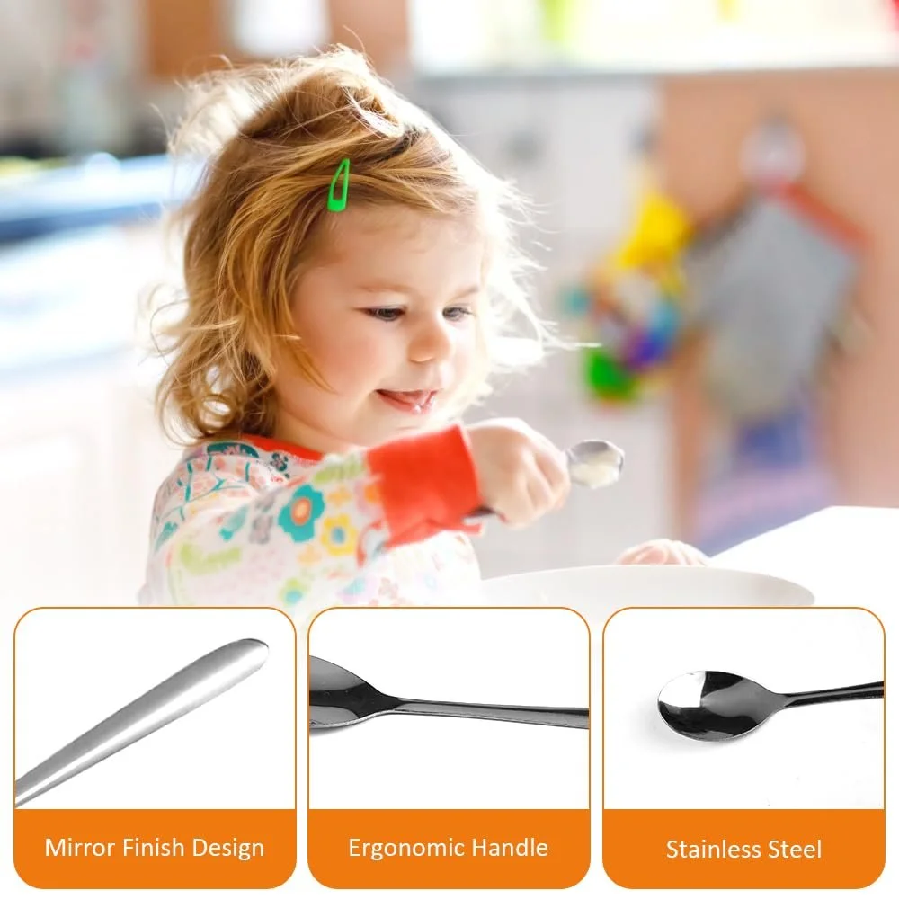 Набір десертних ложок для кави, 36 шт., маленькі, фото №3