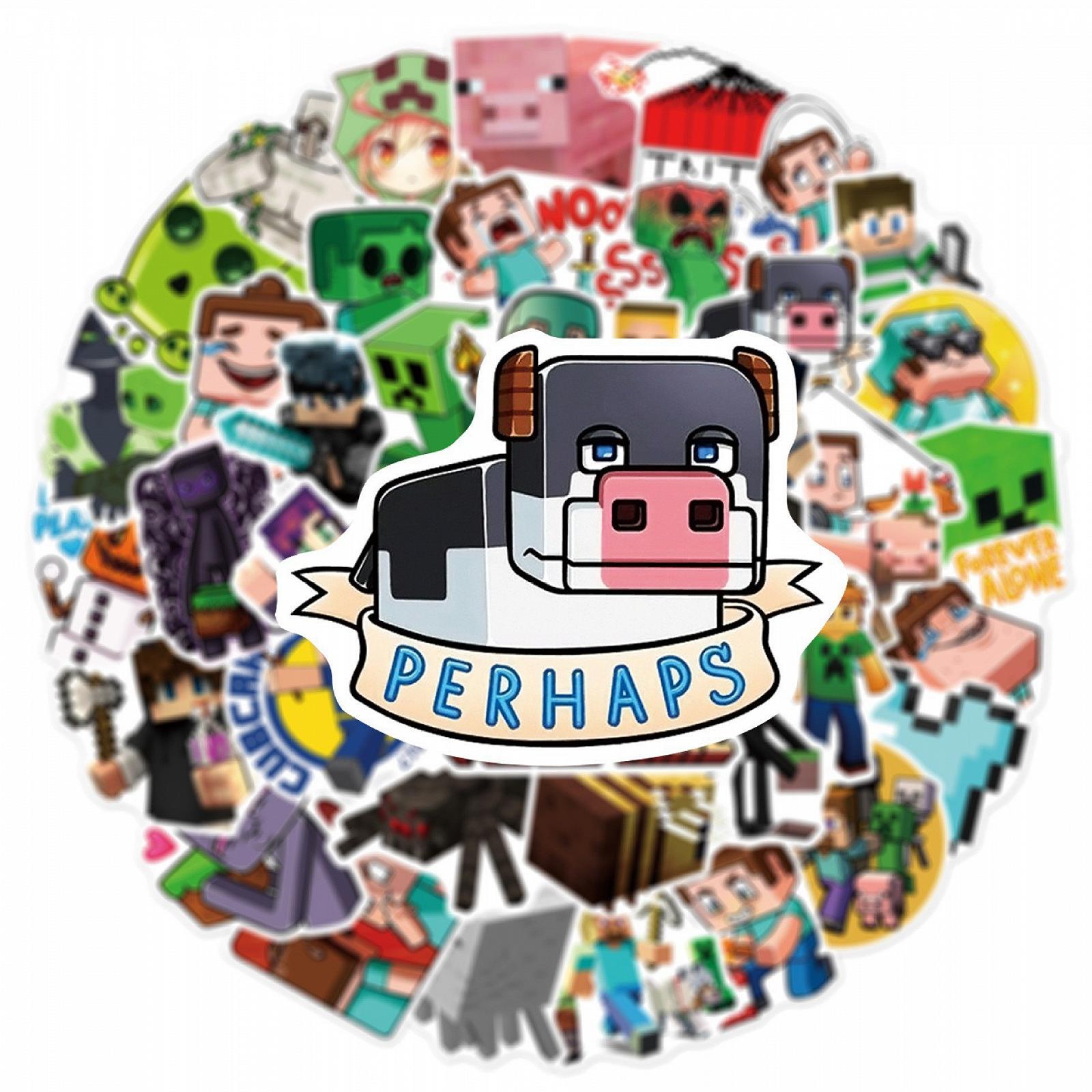 Стикеры Minecraft, набор наклейок 51 шт, фото №2 Стикеры Minecraft, набор наклейок 51 шт, фото №2