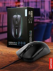 Мышь Lenovo Legion M300s RGB игровая, до 8000 DPI, 6 программируемых кнопок, RGB 16.8 миллионов цветов synthetic.ua - Фото 1