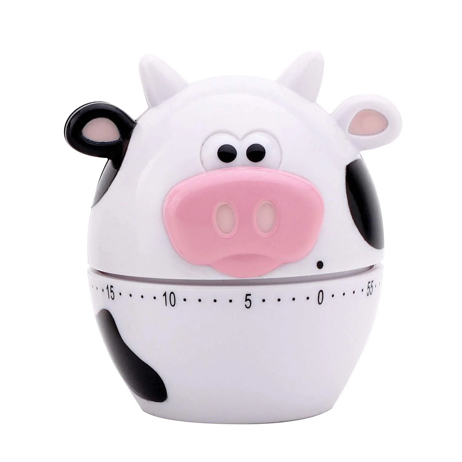 Таймер кухонний механічний Joie MooMoo 60 Minute Mechanical Kitchen/Egg Timer Cow Moo, фото №1