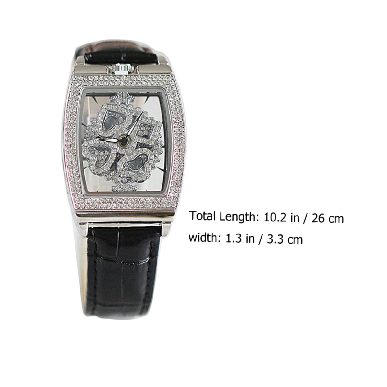 Жіночий годинник Healvian Шкіра Чорний, фото №8 Жіночий годинник Healvian Шкіра Чорний, фото №8