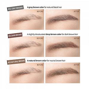 Олівець для брів Peripera Speedy Skinny Brow 1.5 мм Натуральний коричневий synthetic.ua - Фото 1