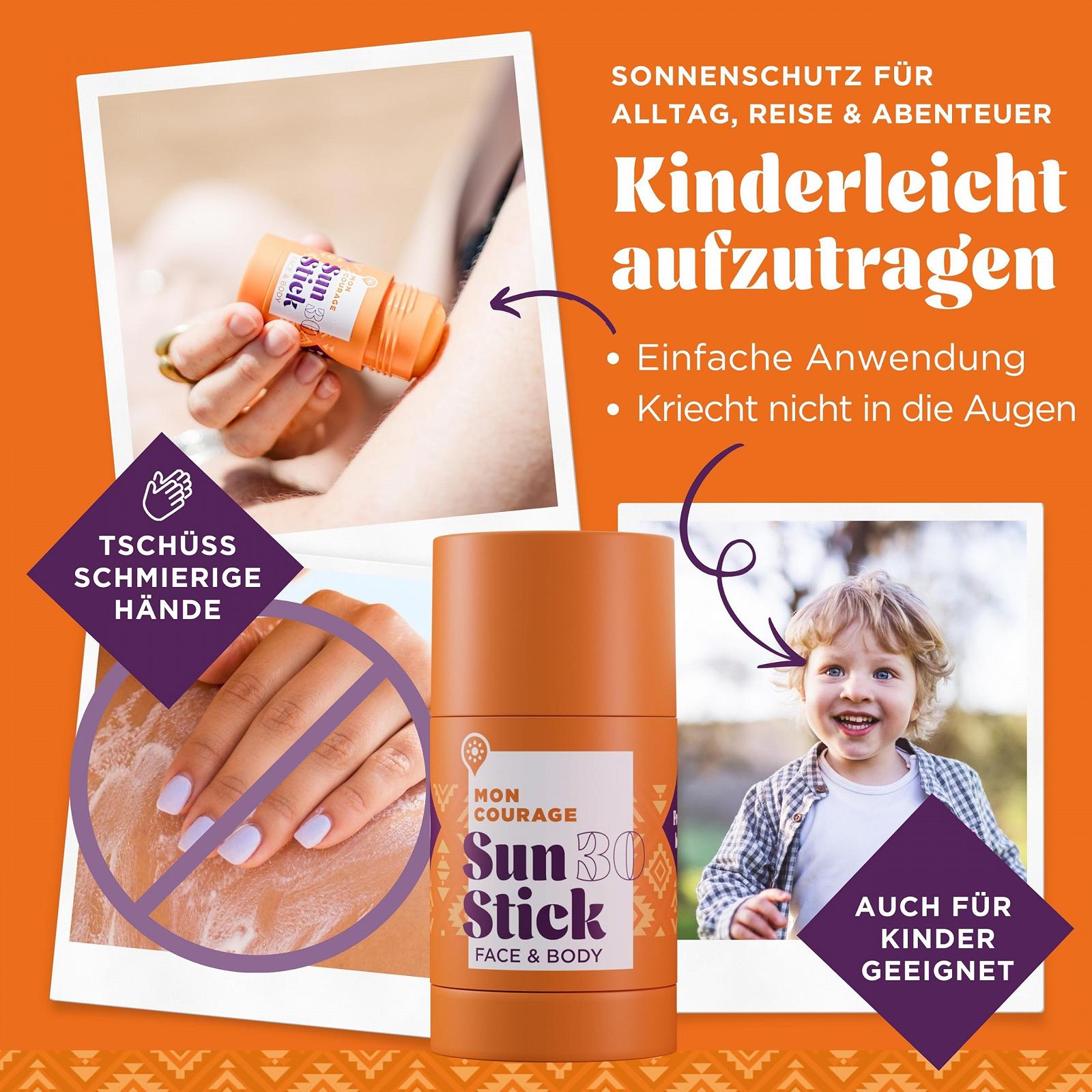 Сонцезахисний стік Moncourage SunStick SPF 30+, фото №5