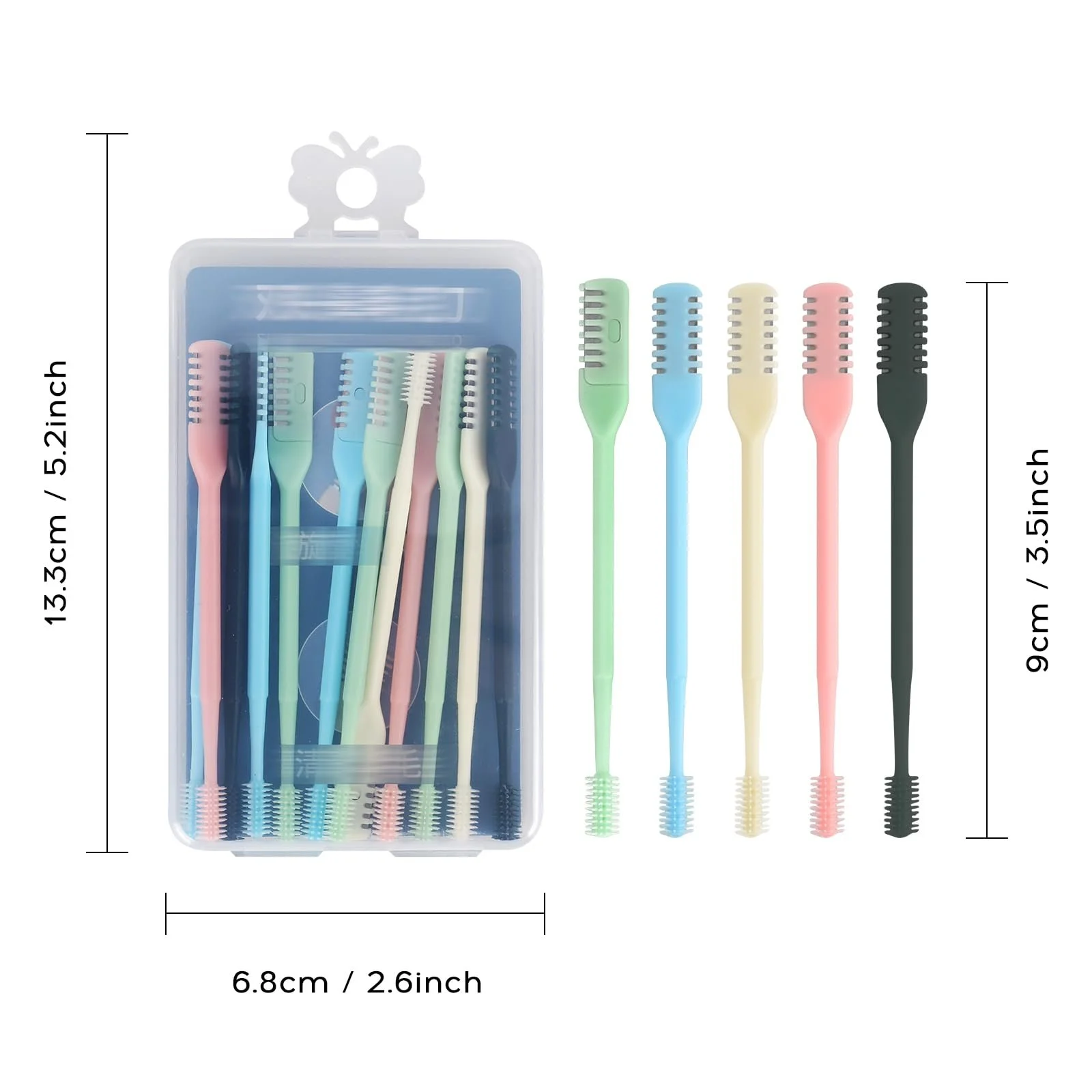 Тример XCDMJ 2-в-1 для видалення волосся в носі Подвійний Нож Портативний Ручний 360°, фото №2