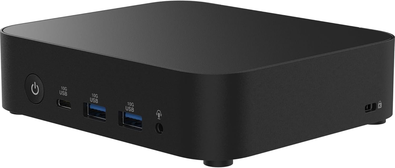 Міні ПК ASUS NUC 14 Essential / Intel Processor N150 / Без ОЗУ / Без SSD / Intel Graphics / 1 x HDMI / 1 x DisplayPort / 2.5G LAN / Wi-Fi 6E / Чорний, фото №3 Міні ПК ASUS NUC 14 Essential / Intel Processor N150 / Без ОЗУ / Без SSD / Intel Graphics / 1 x HDMI / 1 x DisplayPort / 2.5G LAN / Wi-Fi 6E / Чорний, фото №3