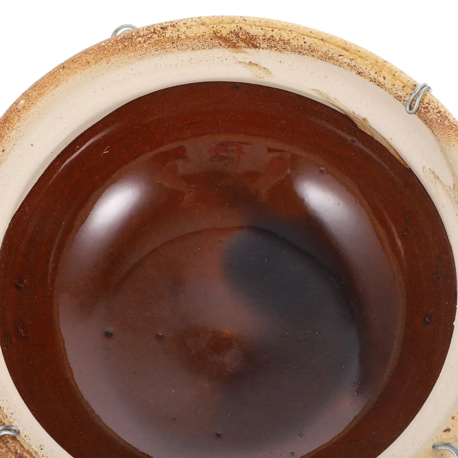 Кастрюля глиняная с ручкой традиционная, фото №7