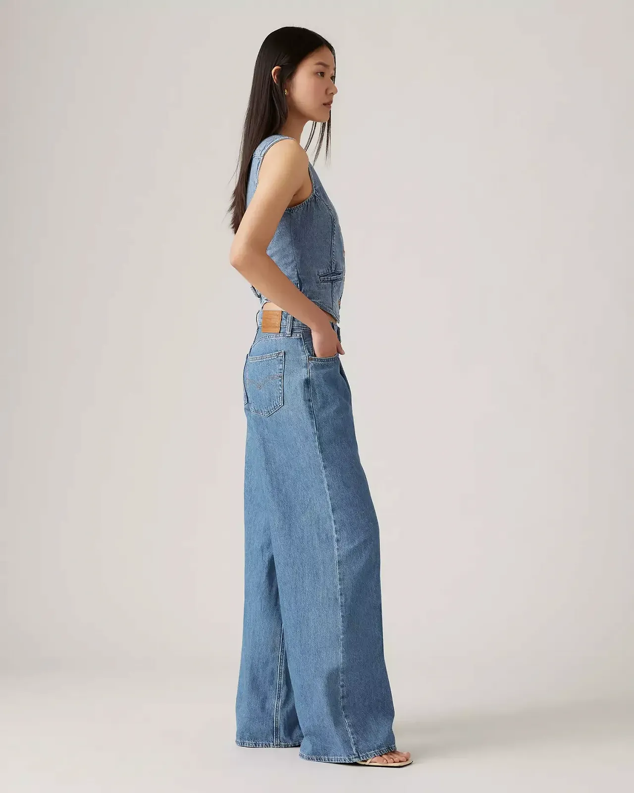 Жіночі джинси Levis - Baggy Dad Wide Leg Cause And Effect - 28 32, фото №3