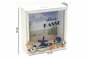 Скарбничка дерев'яна Summer Background 15 x 15 x 6 см synthetic.ua - Фото 1