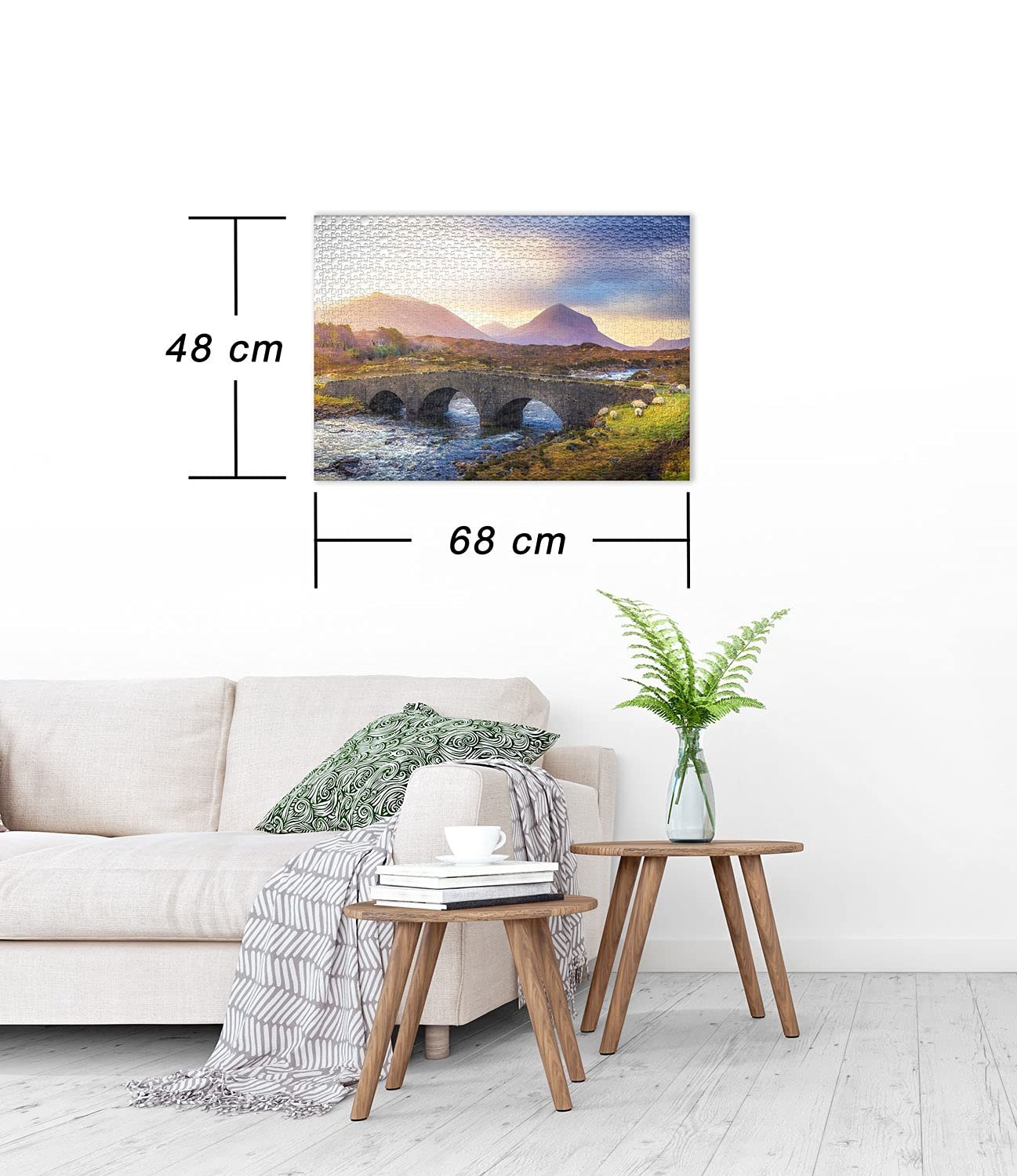 Пазл Ulmer Puzzleschmiede Sligachan Bridge 1000 элементов Шотландия Мост Слигачан Остров Скай, фото №3