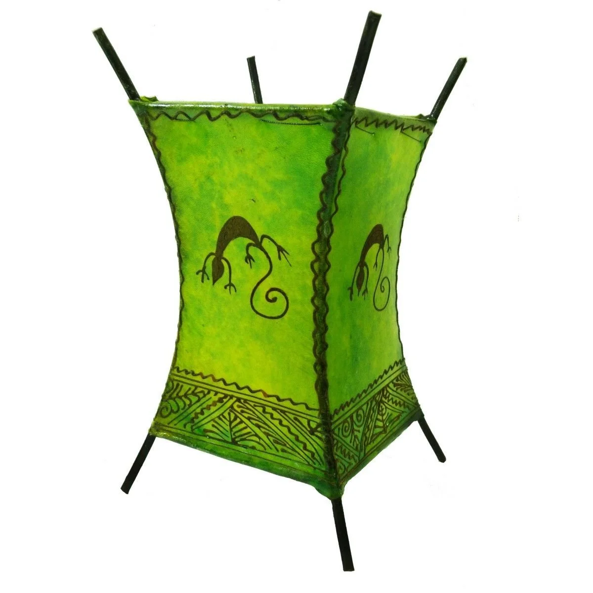 Настільна лампа Simandra Oriental Carree Gecko 30 см Оранжевий, фото №7