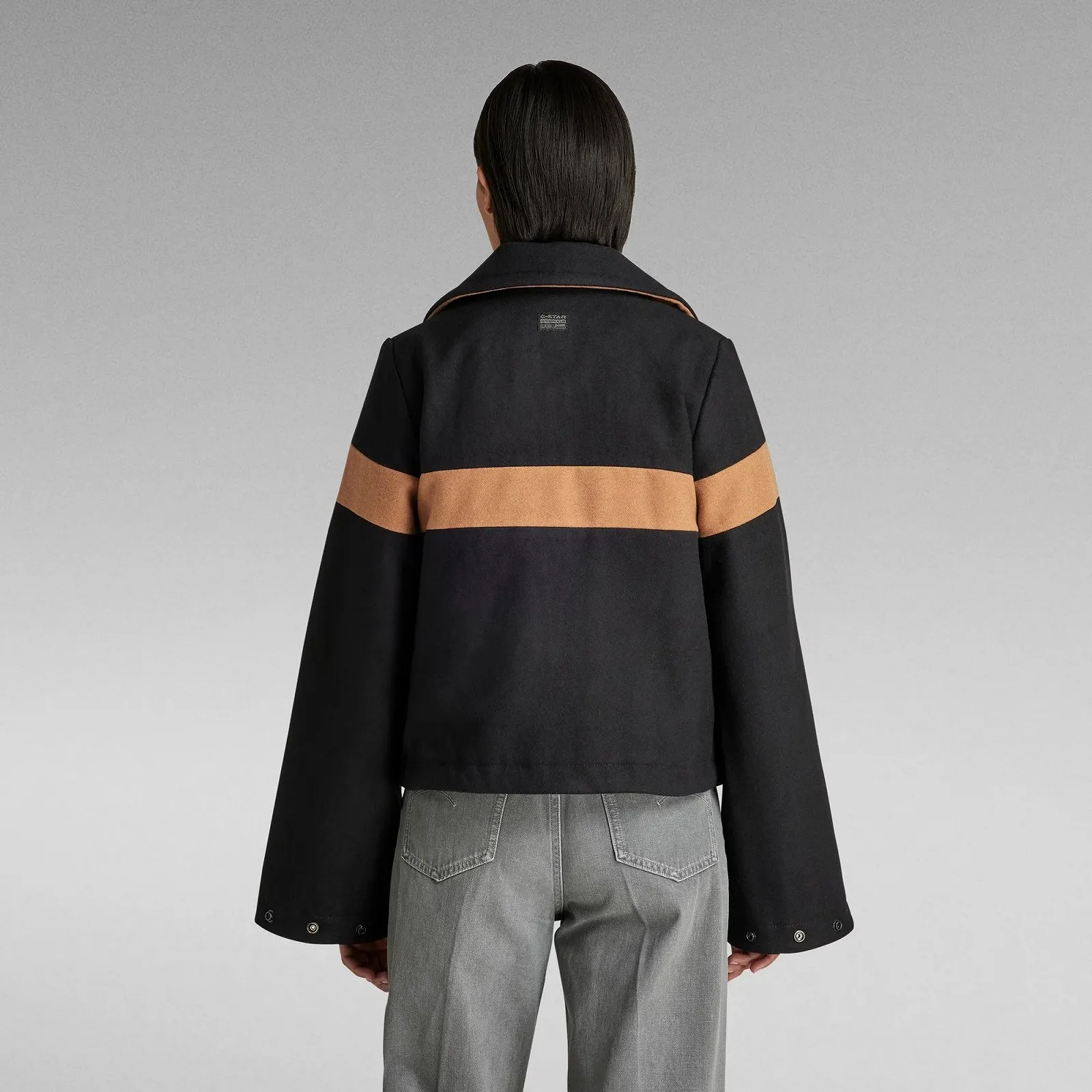 Жіноча куртка G‑Star Pantzer Flair Jacket Covery Wool Recycled - S, фото №3