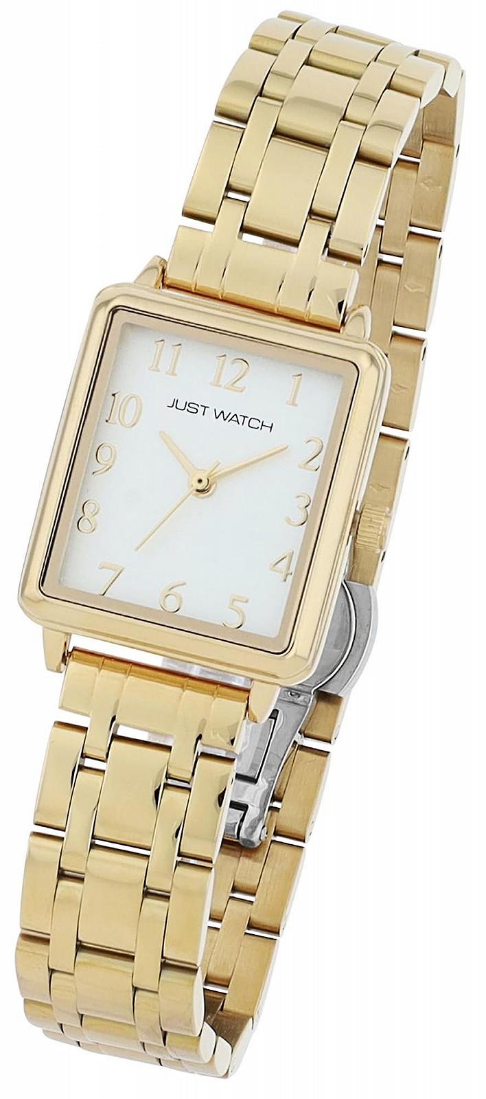 Часы Just Watch Colette Женские с Браслетом из нержавеющей стали, Прямоугольные, Серебряный, фото №4
