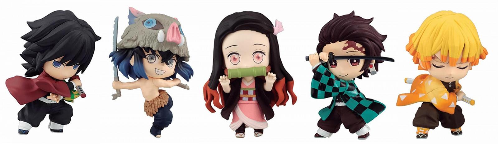 Фигурка Bandai Chibi Masters Akaza Demon Slayer, 8 см, фото №1