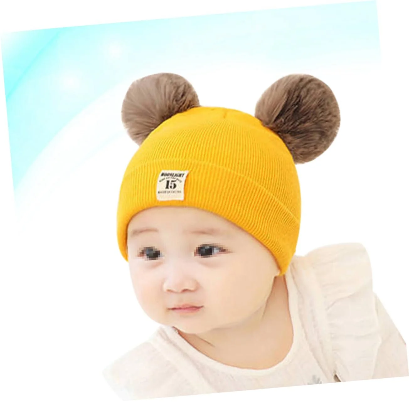 Шапка OATIPHO с медвежьими ушками для девочек и мальчиков,, фото №5 Шапка OATIPHO с медвежьими ушками для девочек и мальчиков,, фото №5