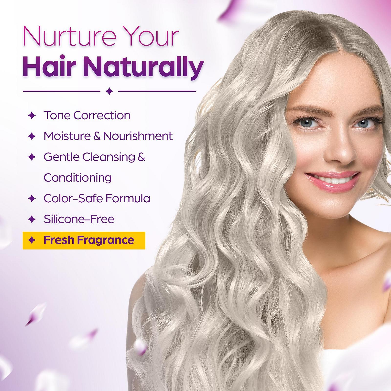Шампунь Herbishh Colour Brightening для окрашенных волос блонд, серый 500 мл, фото №6 Шампунь Herbishh Colour Brightening для окрашенных волос блонд, серый 500 мл, фото №6