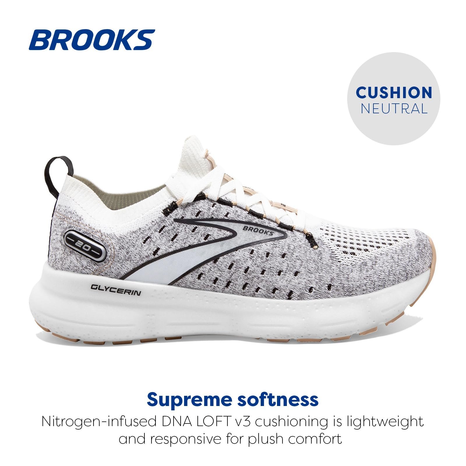 Кроссовки Brooks Glycerin Stealthfit 20 Женские, фото №2 Кроссовки Brooks Glycerin Stealthfit 20 Женские, фото №2