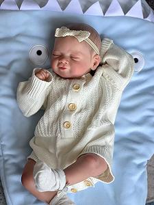 Лялька Zero pam Sleeping Reborn Baby Dolls Реалістична Силіконова Новонароджена Іграшка М'яке Тіло Вінілові Кінцівки synthetic.ua - Фото 1